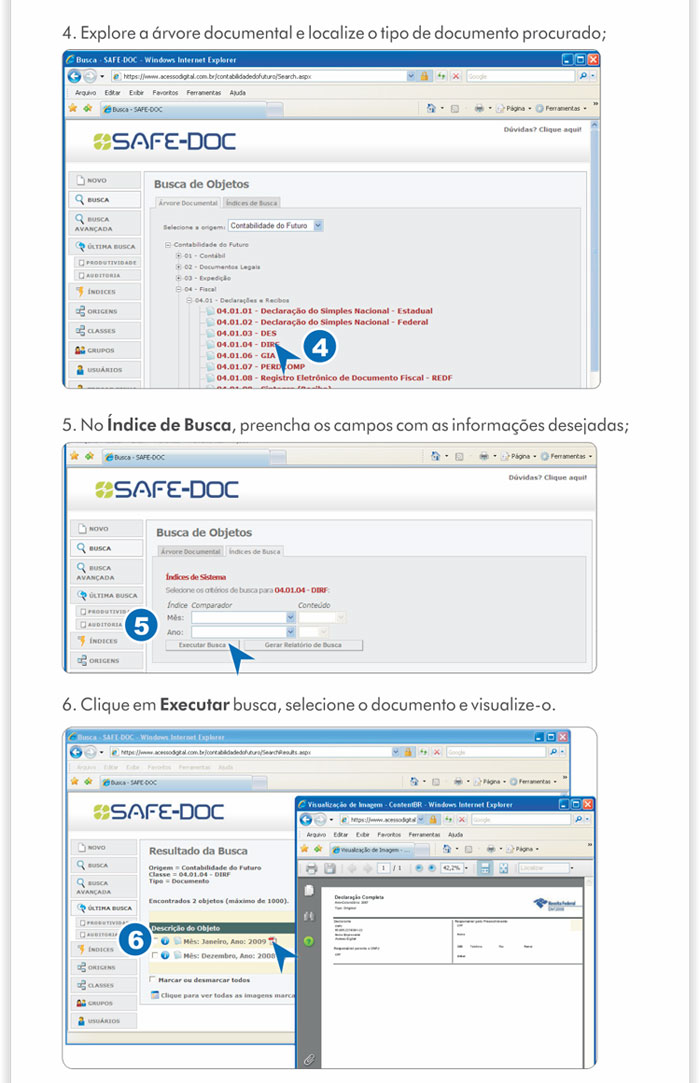 Acesse seus documentos
